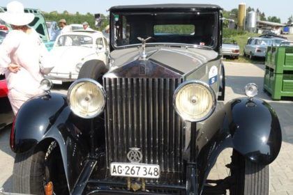 Rolls-Royce auf dem Betrieb