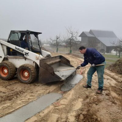 Ringfundament betonieren